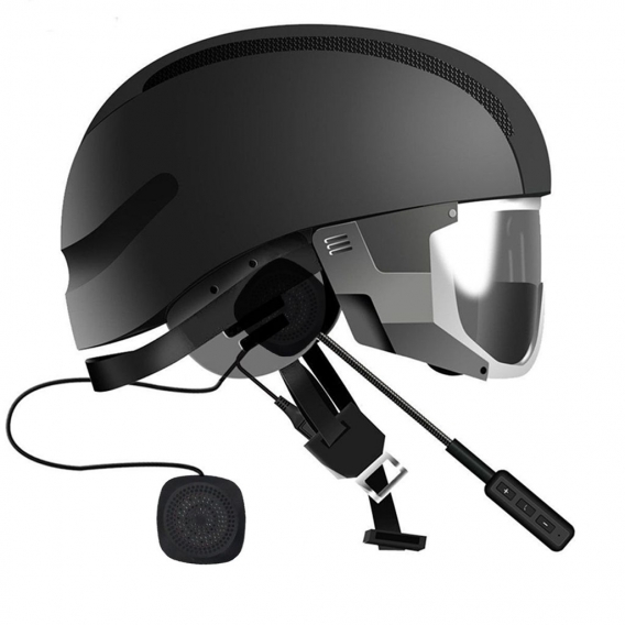 Universal Motorradhelm montiert Stereo Intercom Wireless Bluetooth Headset Schwarz