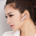 K1 Sprachsteuerung Ohrhaken Drahtloser Bluetooth-Stereo-Kopfhoerer Freisprech-Kopfhoerer Golden