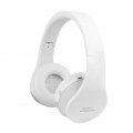 Faltbarer drahtloser Bluetooth-Freisprech-Stereo-Musik-Headset-Kopfhoerer mit Mikrofon Weiss