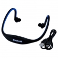 Universal Handfree Sport Bluetooth Drahtloses Headset Stereo-Kopfhoerer Kopfhoerer Blau