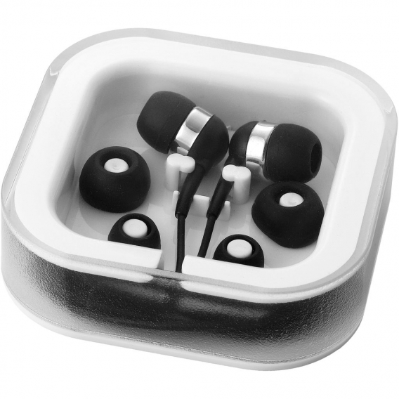 Bullet In-Ear-Ohrhörer Sargas mit integriertem Mikrofon PF1649 (6,8 x 6,8 x 2,1 cm) (Schwarz)