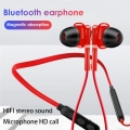 G03 Wireless Bluetooth Magnetische Adsorption Stereo Kopfhoerer Nackenbuegel Ohrhoerer Schwarz