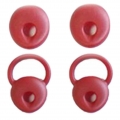 2 Paar Kopfhörer Ohrhörer Tipps. (Links + Rechts) Farbe rot