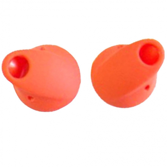 1 Paar Kopfhörer-Ohrhörer (Links + Rechts) Farbe rot