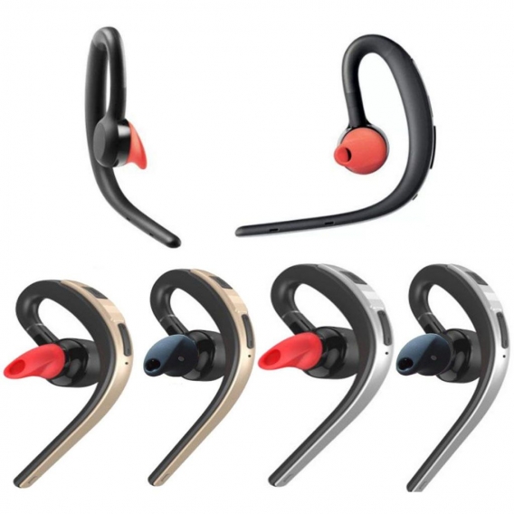 1 Paar Kopfhörer-Ohrhörer (Links + Rechts) Farbe rot