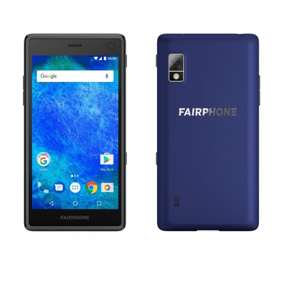 Fairphone 2 Version 2017 Dual Sim Android Smartphone Indigo Akzeptabel White Box