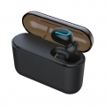 HBQ-Q32 Einohr-Kopfhörer Drahtlose Bluetooth 5.0 In-Ear-Kopfhörer Magnetic Music Earnuds Sport-Ohrhörer mit Ladebox USB-Port-Pow