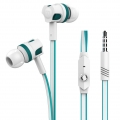 LANGSDOM JM26 Wired In-Ear-Ohrhörer Stereo Gaming Headsets Kopfhörer mit Inline-Control & Mikrofon für iOS Android Handys Weiß m