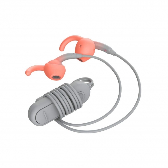 iFrogz Earbud Sound Hub Tone FG | Grau/Orange | Bluetooth In-Ear-Headset