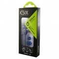 Ksix Go & Play Small 2, Kopfhörer, im Ohr, Weiß, Binaural, Verkabelt, 1,2 m