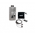 Shure Earphones SE112-GR-EFS SE112 Professional Sound Isolating™ Ohrhörer 3,5 mm Klinke Grau