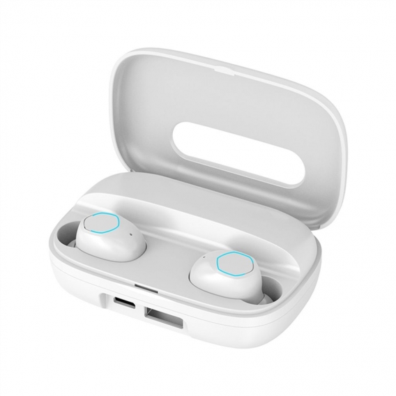 AcserGery %ReadyStock% M9 Ohrstöpsel TWS Kopfhörer Kabelloser Bluetooth-kompatibler Stereokopfhörer mit Mikrofon Bloom