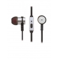 ISY Metal In-Ear Headset with microphone, silver