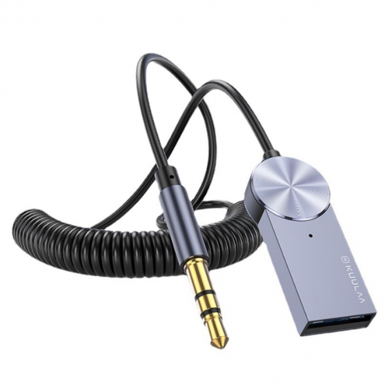Bluetooth Adapter Aux, USB Bluetooth 5.0 Empfänger für Musik-Streaming und Freisprechen für Car Home Stereo mit 3,5-mm-Aux-Ansch