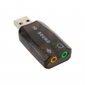 Pyzl USB2.0 Audio Headset Kopfhörer Kopfhörer Mic Mikrofon Jack Converter Adapter