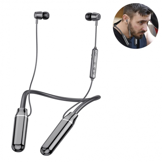 Bluetooth Kopfhörer In Ear, Kopfhörer kabellos Sport Kopfhörer Stereoklang, Magnetisch kopfhörer Bluetooth Sport Ohrhörer mit Mi