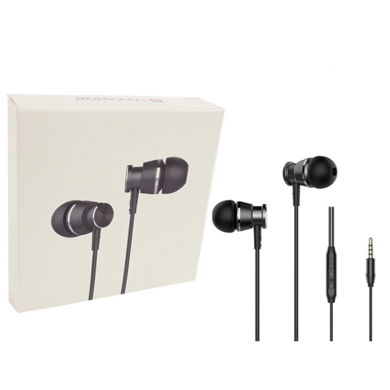 Langsdom Headset M305 In-Ear Kopfhörer für Telefon Headphone 3,5mm schwarz
