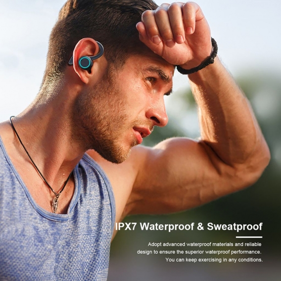 Echte kabellose Ohrhörer in Ear Bluetooth-Kopfhörer mit wasserdichtem, schnell aufladendem, tiefem Bass für Sportlauf