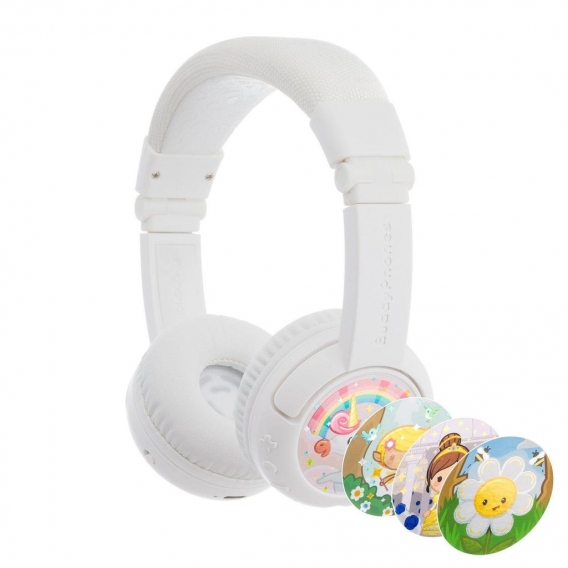 Onanoff Kopfhörer für Kinder | Homeschooling | Bluetooth| Weiß