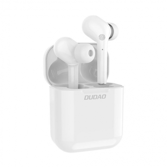 Dudao TWS Kabellose In-Ear Kopfhörer Bluetooth 5.0 Wireless Earphone Bluetooth Headset Ohrhörer weiß