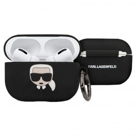 More about Karl Lagerfeld Silikon Cover für Apple AirPods Pro Schwarz Schutzhülle Tasche Case Etui Zubehör