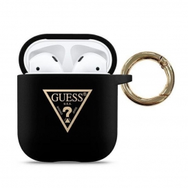 More about Guess - Printed Triangle Silicon Cover 2021- Airpods 1 & 2 - Schwarz - Schutzhülle Tasche Case