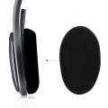 kwmobile 2x Ohrpolster kompatibel mit Logitech H800 Kopfhörer - Schaumstoff Ersatz Ohr Polster Overear Headphones