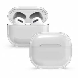 More about kwmobile Hülle kompatibel mit Apple AirPods 3 - Hardcover Schutzhülle Etui Case Cover Kopfhörer - Transparent