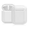 kwmobile Hülle kompatibel mit Apple AirPods - Hardcover Schutzhülle Etui Case Cover Kopfhörer - Transparent