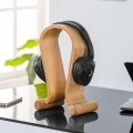 Universal Kopfhörerständer aus Holz Kopfhörerhalter Kopfhörer Ständer Halter Halterung Headset (Eiche)