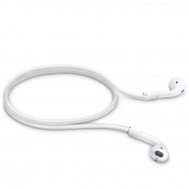 More about kwmobile Halteband kompatibel mit Apple Airpods 1 / 2 / Pro / 3 Headphones - Kopfhörer Halter Band Strap in Weiß