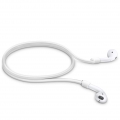 kwmobile Halteband kompatibel mit Apple Airpods 1 / 2 / Pro / 3 Headphones - Kopfhörer Halter Band Strap in Weiß