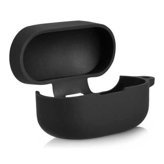 kwmobile Schutzhülle kompatibel mit Sony WF-1000XM4 - Hülle Kopfhörer - Silikon Case Cover Schwarz