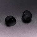 Silikon-Ohrstöpsel Ohrpolster Auslaufsicher Rutschfeste Kopfhörer-Kappen in Schwarz für Samsung Galaxy Buds Live Bluetooth-Heads