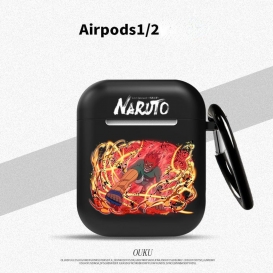 More about AirPods Hülle Schutzhülle Naruto Might Guy kompatibel mit Apple AirPods 1/2 Airpod 1/2 Silikonhülle Karabinerhaken