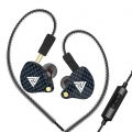 QKZ VK4 3,5-mm-Kabelkopfhoerer In-Ear-Sport-Headset Moving-Coil-Musikkopfhoerer In-Line-Steuerung mit abnehmbarem, ersetztem Kab