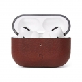 DECODED AirCase Pro - AirPods Pro, Vollnarbenleder-Hülle (Zimtbraun)