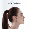 Bass-Ohrh?rer mit kabelgebundenen In-Ear-Ohrh?rern mit Kopfh?rer mit Mikrofonger?uschunterdrš¹ckung, 3,5-mm-Stecker und Lautst?r
