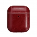 Schutzhülle für Apple Airpods 1 & 2 Kunstledertasche Hülle Airpod - Rot