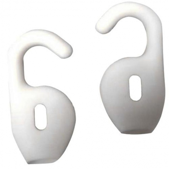2x1 Paar Silikon-Ohrstöpsel Kopfhörerabdeckung Für Jabra Boost Weiß