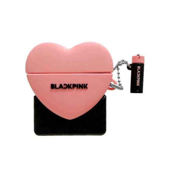 Kpop Black Pink 3D Herzförmig Hülle für Apple Airpods Pro Case Silikon Anti-fall Back Cover Ornamente Geschenk