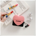 Kpop Black Pink 3D Herzförmig Hülle für Apple Airpods Pro Case Silikon Anti-fall Back Cover Ornamente Geschenk