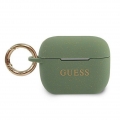 Guess Silicon Cover Ring für Apple Airpods Pro - Khaki