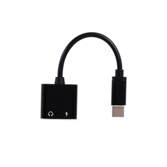 Typ C bis 3,5 mm Buchse Kopfhoe rer-Ladekabel USB C Audio-Aux-Kabel Audio-Adapter Ersatz fuer Kopfhoe rer-Ladekonverter fuer Hua