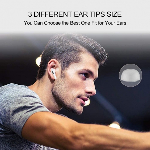 In-Ear Ohrpolster für AirPods Pro, 3 Paar Rauschunterdrückung Ersatz Memory Foam In-Ear Ear Tips Covers Ohrhörertips für AirPods