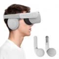 Silikon-Ohrenschützer decken Kopfhörer-Schutzhülle (Q2EB) in Grau für Oculus Quest 2 Headset-Zubehör ab