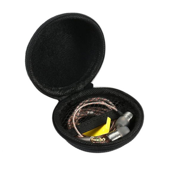 Aufbewahrungstasche für Kopfhoerer Tragbare Mini-Kopfhoerer- und Headset-Tasche Organizer Tragbare MP3-Tasche mit Metallkettenha