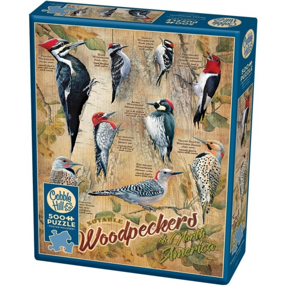 Cobble Hill puzzle 500 Teile - Woodpeckers