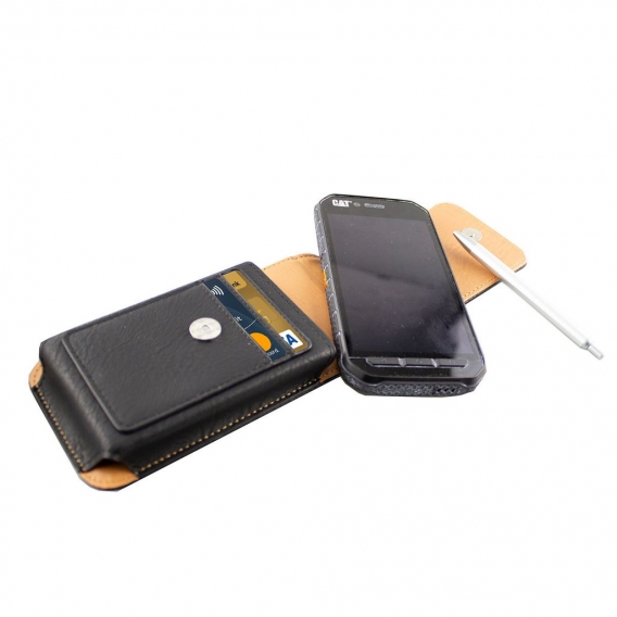caseroxx Outdoor Handy Tasche passend für MyPhone Hammer Energy 3G mit drehbarem Gürtelclip in schwarz