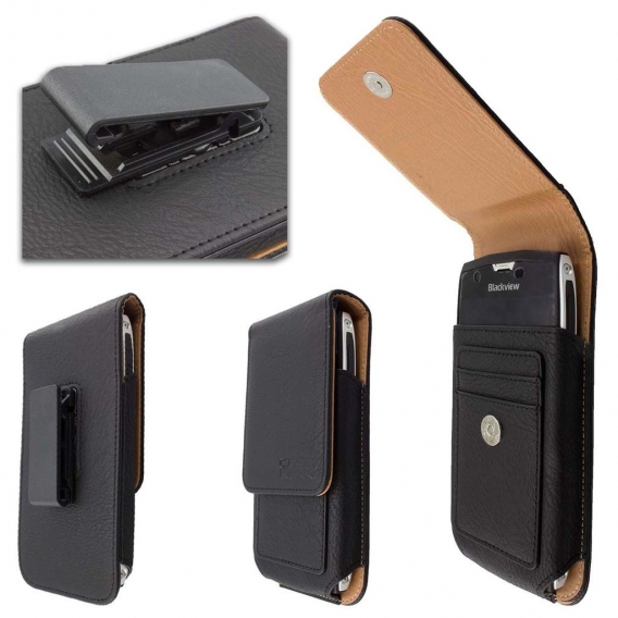 caseroxx Outdoor Handy Tasche passend für Archos Saphir 50X mit drehbarem Gürtelclip in schwarz